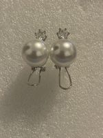 Jolis clous d’oreilles perle de culture d’eau douce neuve