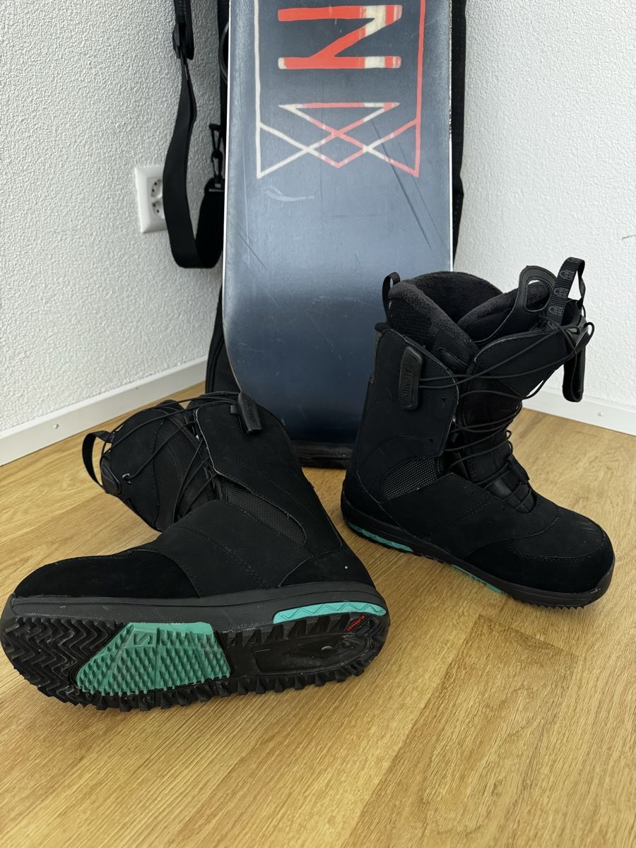 Salomon Board: Salomon Snowboard-Set mit Boots & Tasche – Usato da Ostermundigen venduto da ali_cds7 3