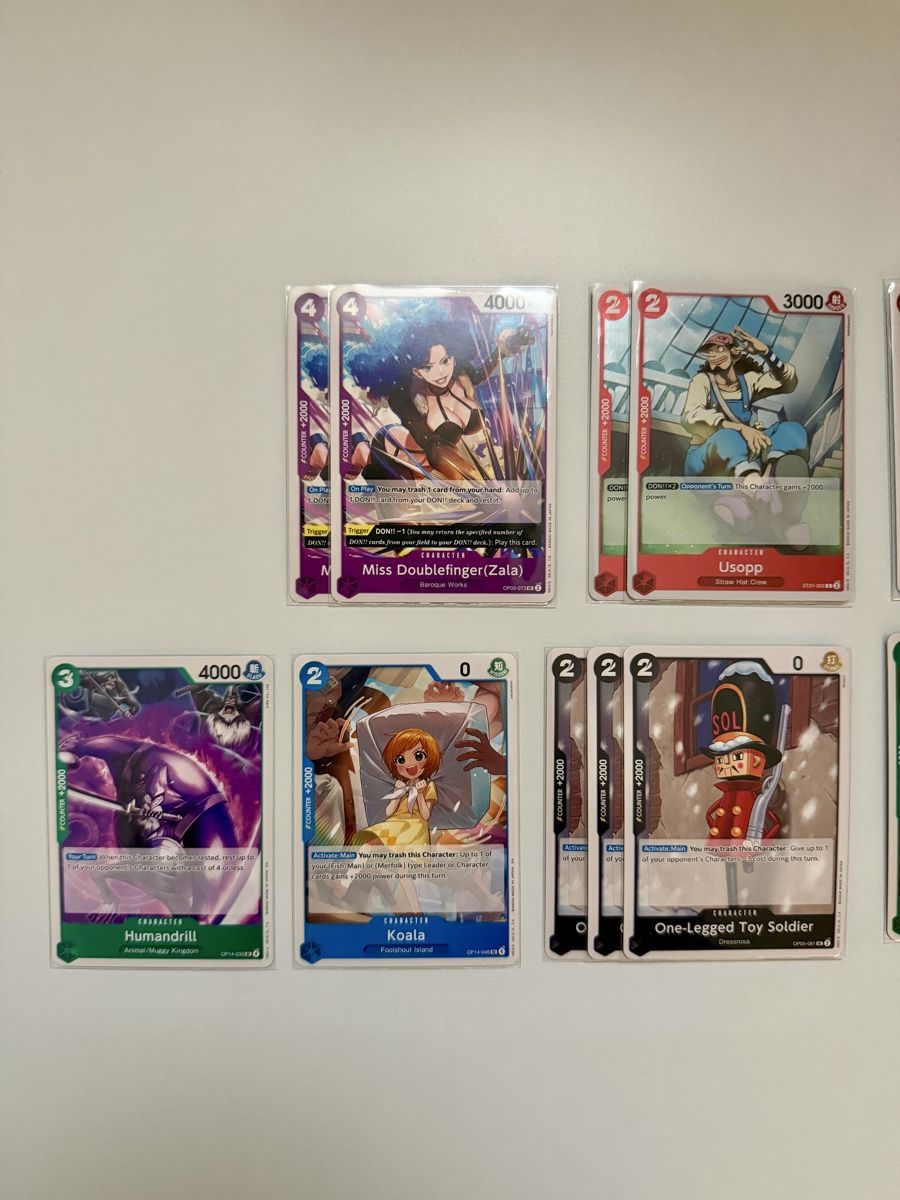 Bandai Sammelbilder & Trading cards: One Piece 2k Counter Bundle NM – Neu (gemäss Beschreibung) aus Buochs von Lesaimen 1