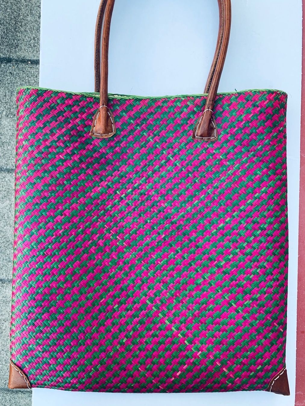 Borse da donna: NEU edel geflochtene Tasche Shopper – Nuovo e nell'imballaggio originale da Auenstein venduto da mar_8mxd