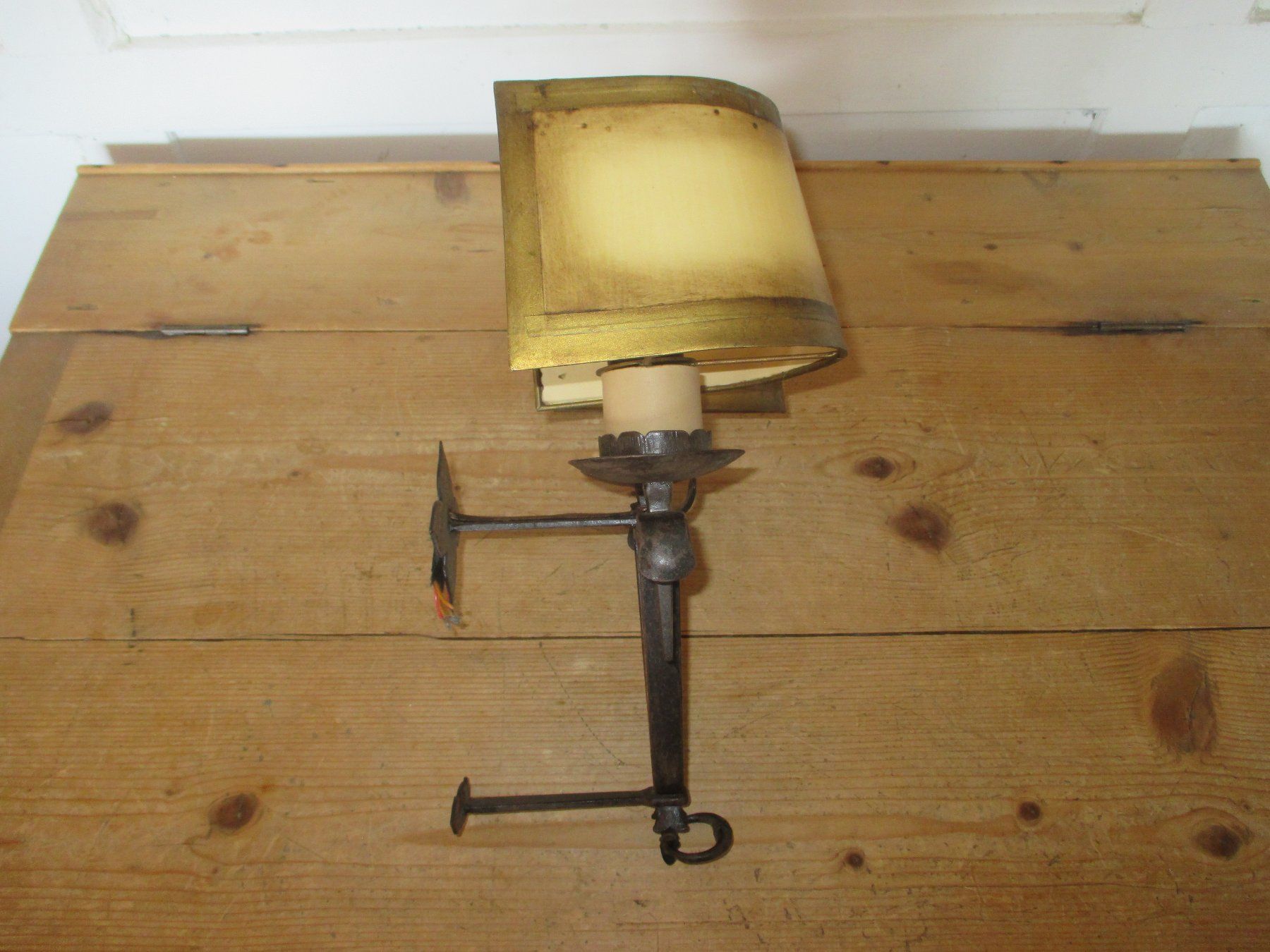 Lampen: Wandlampe Schmiedeisen – Gebraucht aus Flims - Dorf von Stagediver 2