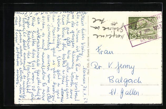 Cartes postales: Saanen, Gesamtansicht mit Kirche im Vord – D'occasion à Berlin par bartko-reher 1