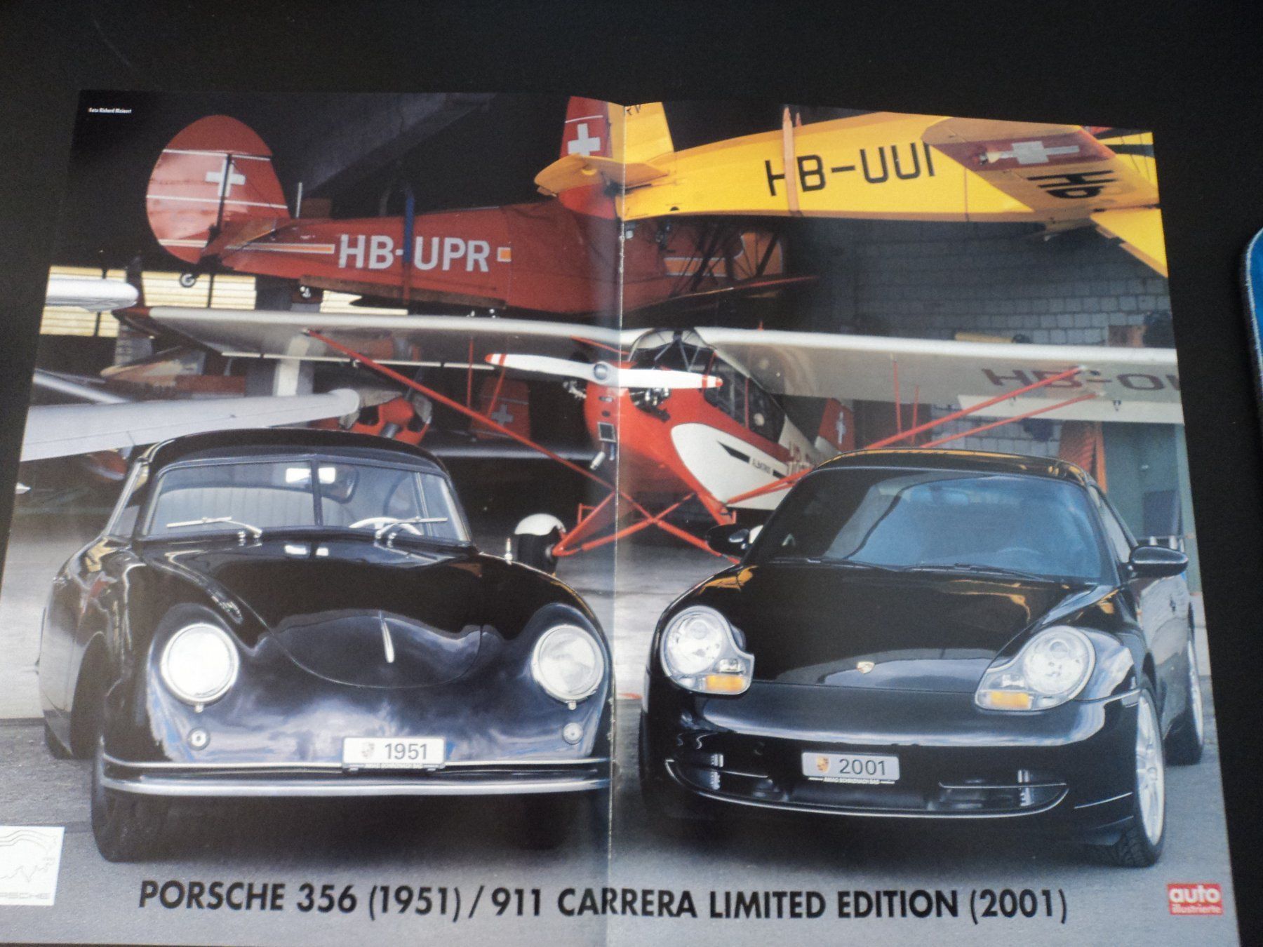 Porsche Documenti: Prospekt Poster Porsche 356 / 911 2001 – Usato da Schwarzenburg venduto da modelCARama 2