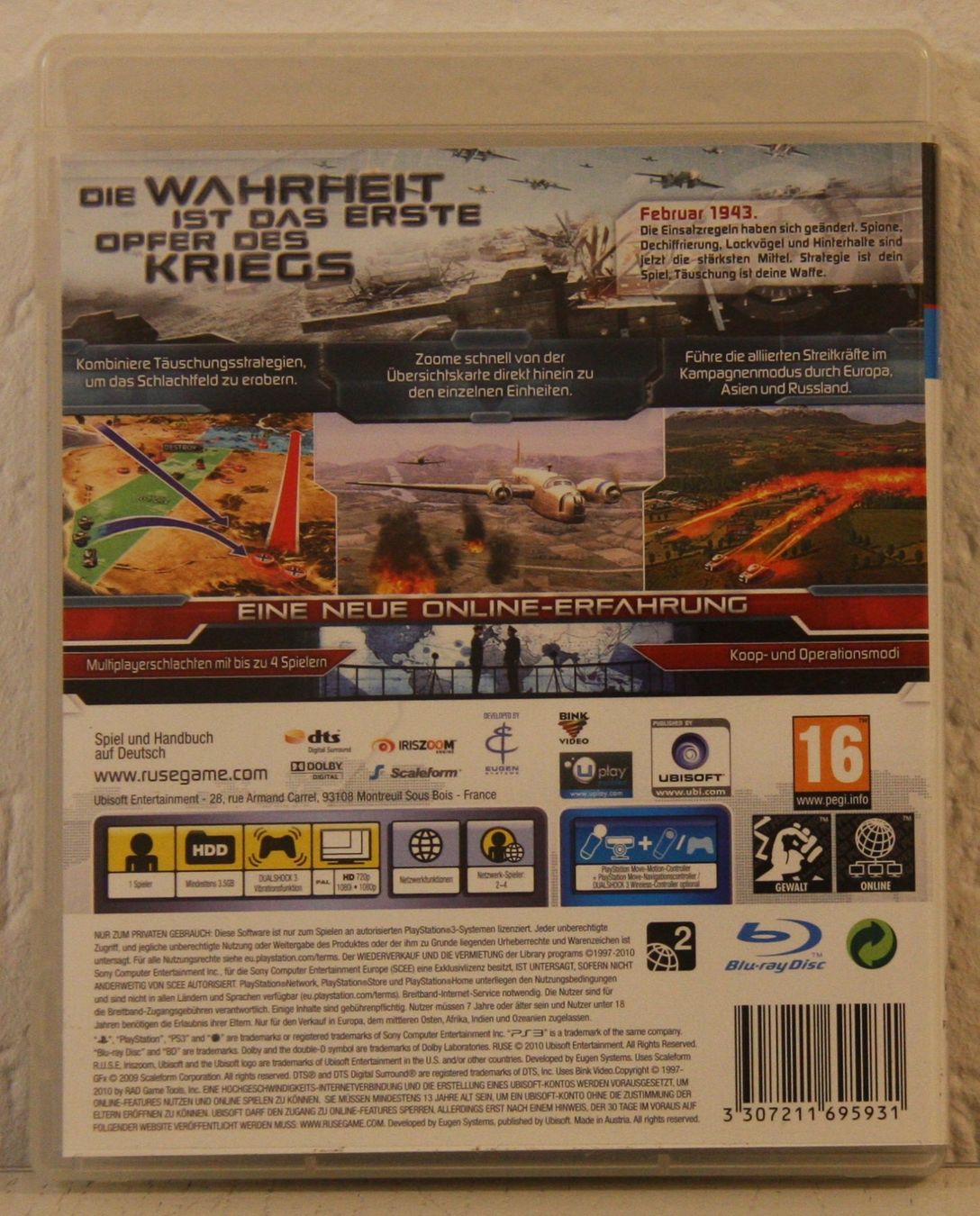Giochi: PS3 RUSE – Usato da Fisibach venduto da Re-Games24 1