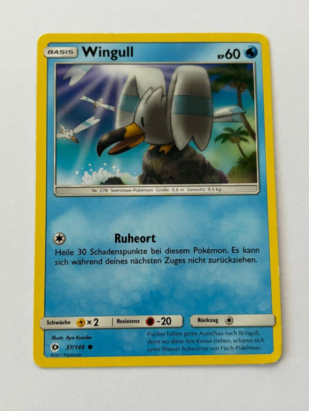 Pokémon Carte collezionabili: Pokemon-Karte Wingull 37/149 – Usato da Herisau venduto da Seyashop1