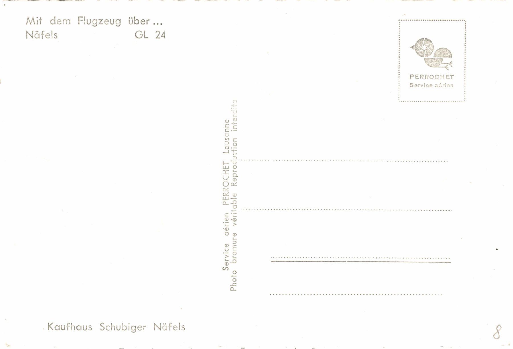 Cartes postales: Mit dem Flugzeug über ... Näfels – D'occasion à Bronschhofen par Astore 1