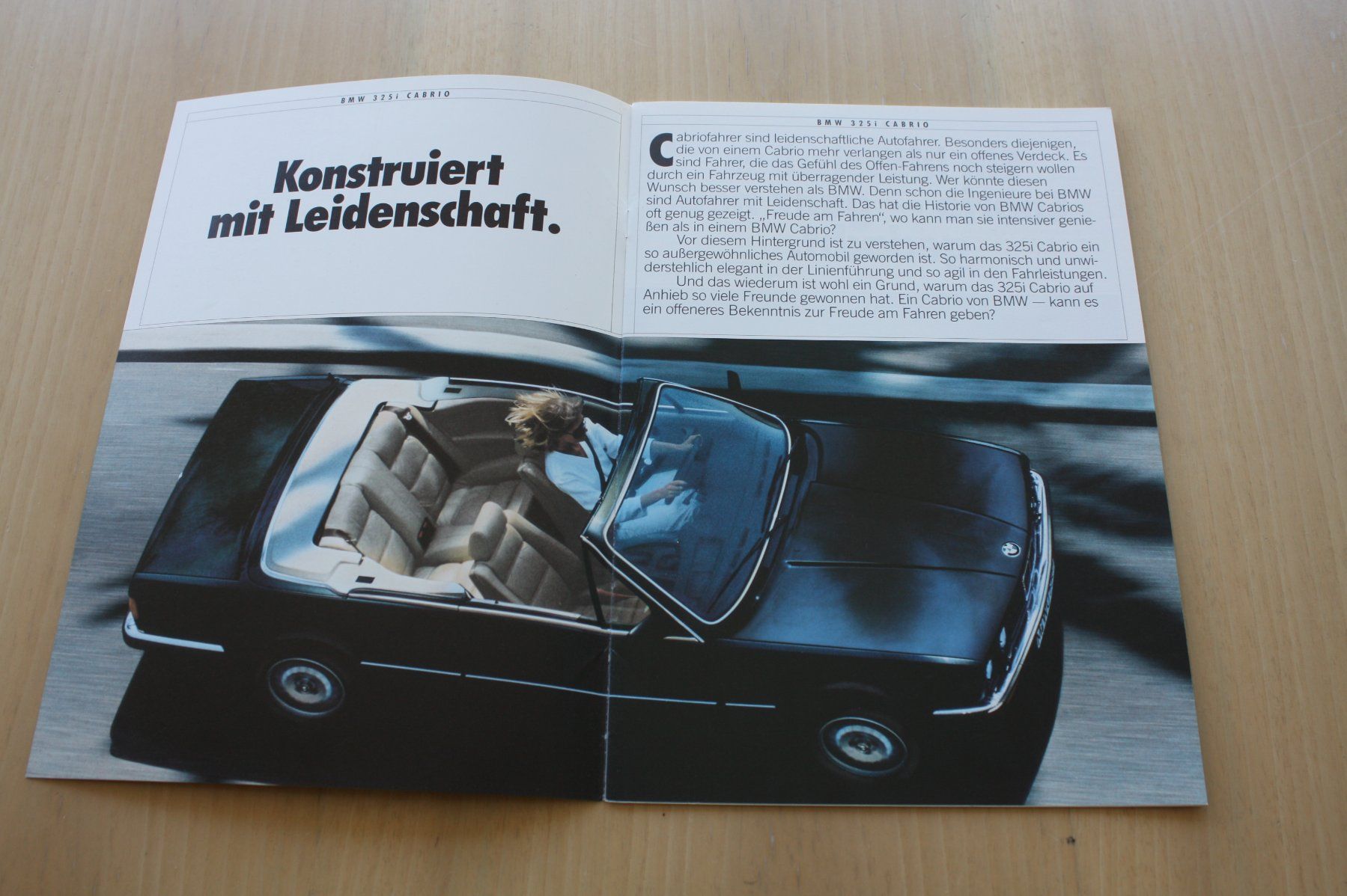 BMW Dokumente: BMW 325i Cabrio Prospekt 1987 – Gebraucht aus Wikon von erwin400 1