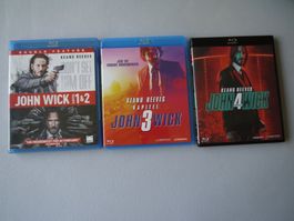 JOHN WICK 1-4 Die Komplette Collection - Blu Ray