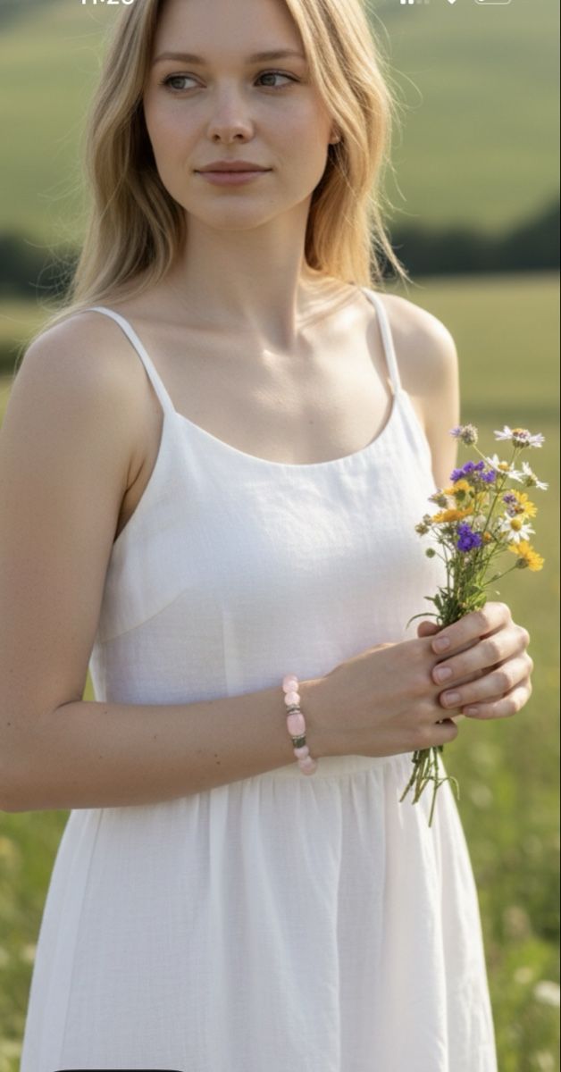Armbänder & -reifen: Stretch Armband mit Kunzit Halbedelsteinen  – Neu und originalverpackt aus Kriens von Hortensie6 3