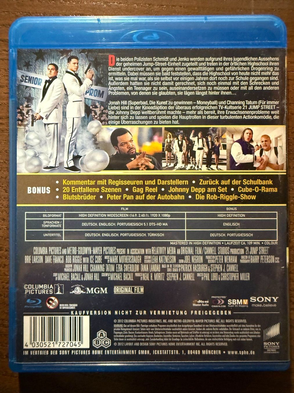 Tutti i DVDs: 21 Jump Street – Usato da Zürich venduto da Blu-ray_ZH 1