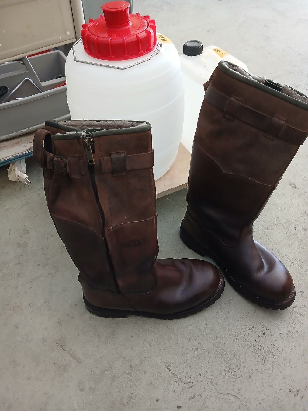 Herrenschuhe: Völkl Leder Stiefel Np.Fr.560.- – Neu (gemäss Beschreibung) aus Seengen von dabilu 1