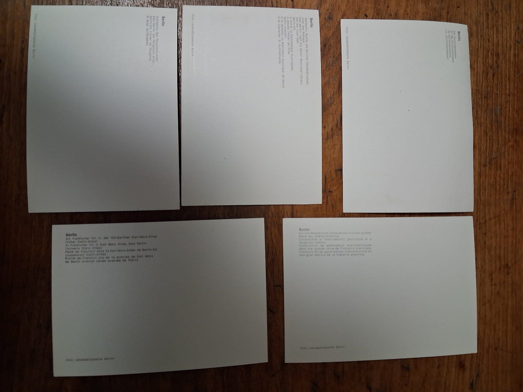 Ansichtskarten: 21 Postkarten "Landesbildstelle Berlin" – Gebraucht aus Zürich von rald 7