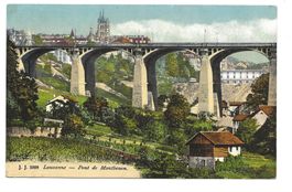 Lausanne (VD) Pont de Montbenon - 1913