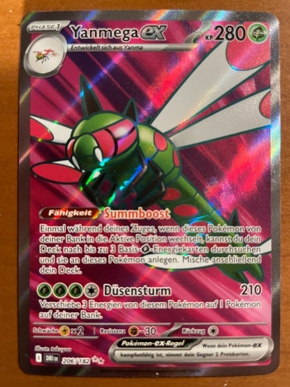 Pokémon Carte collezionabili: Pokemon Yanmega eX (Versand gratis) – Nuovo (secondo la descrizione) da Chur venduto da Angerson