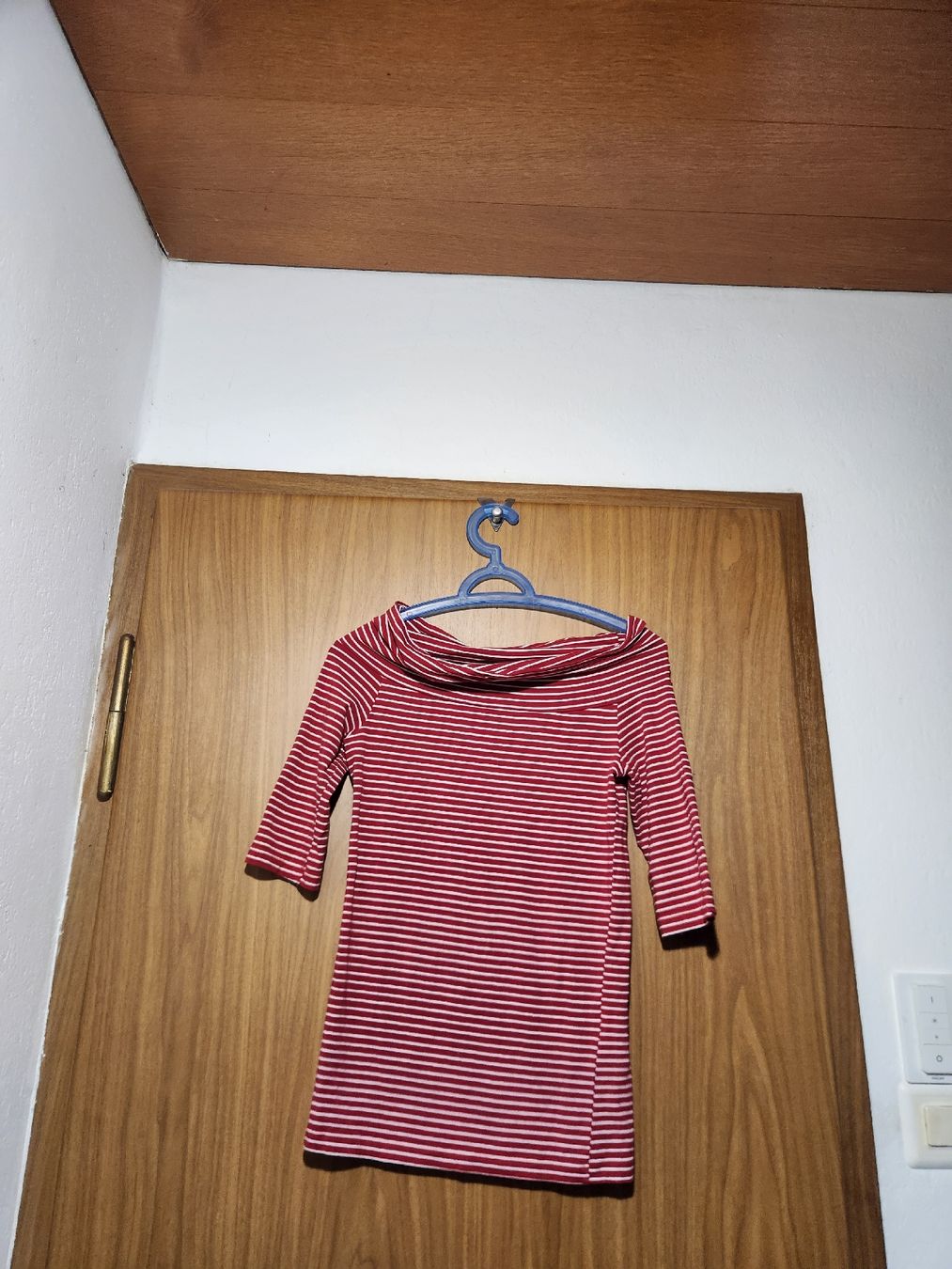 Patrizia Pepe Top: Top rayé Patrizia Pepe rouge et blanc, taille U – Usato da Niedergösgen venduto da Eva2410