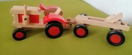 Traktor mit Anhänger 37 cm neu