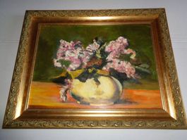 GEMÄLDE STILLLEBEN BLUMEN IN VASE BLUMENSTRAUSS