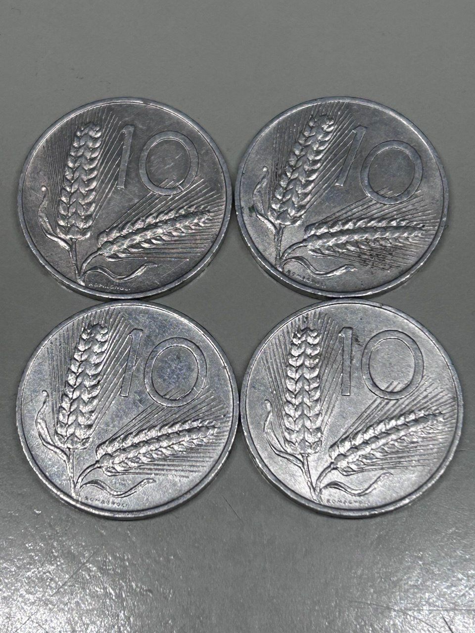 Tutti le monete: 4x 10 Lire Italiane – Usato da Giubiasco venduto da LorisVale