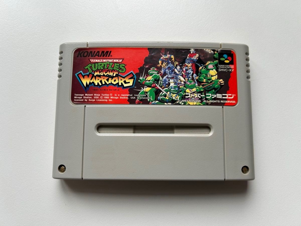 Nintendo Giochi: Ninja Turtles Mutant Warriors Nintendo SNES Super Famicom – Usato da Belp venduto da retrovideogamers
