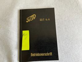 FBW 3,5T 4x4 Betriebsvorschrift - Das Original!