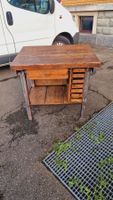 Vintage Coffee Table, massiver Tisch, Industrie Design