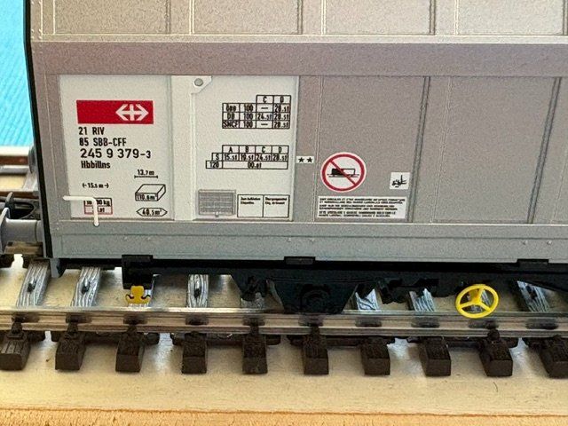 Roco Modellini di ferrovie: SBB Schiebewandwagen von Roco 77488 – Nuovo e nell'imballaggio originale da Frenkendorf venduto da HampeFrenk 1