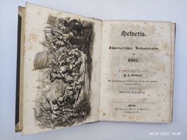 NEITHARD - HELVETIA - SCHWEIZERISCHER VOLKSKALENDER 1852