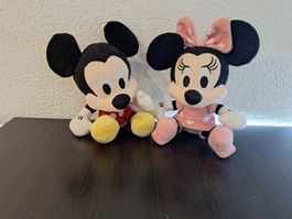 Stofftiere Mickey und MinnihMaus Disney guter Zustand