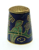 Fingerhut mit Motiv Vogel (8)