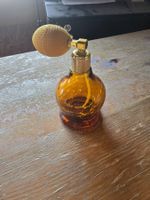 Vintage Parfum-Zerstäuber, Glas Amber, Top Zustand!