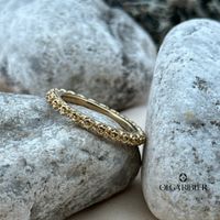Silber Ring 925 mit Rosenmuster Grösse 58