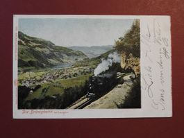 Schöne AK Brünigbahn bei Lungern !!!