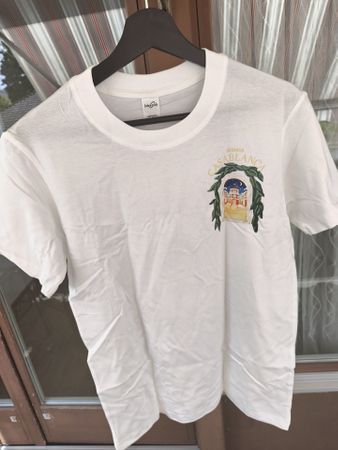 T-Shirt weiss Grösse S mit Aufdruck