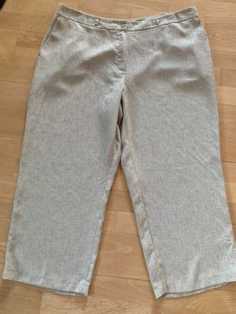 leichte CANDA Damen Hosen, Gr. 50, Beige