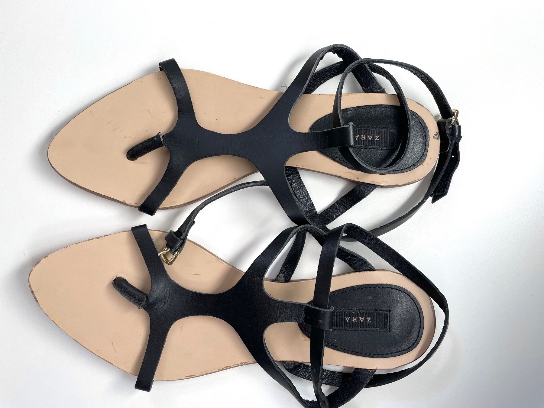 Zara Scarpe da donna: Zara leather sandal 37 – Usato da Zürich venduto da hol_bc6v 2