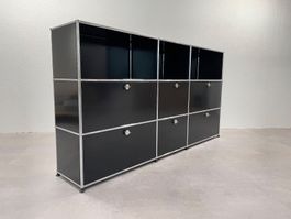 USM Sideboard 3x3 Graphitschwarz Lieferung&Umbau möglich