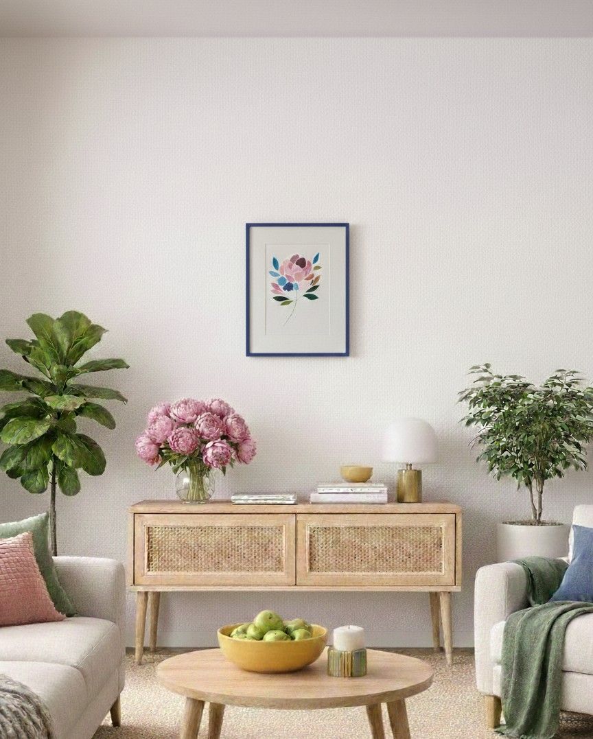 Gemälde: Modern Floral Painting - Original Artwork – Neu und originalverpackt aus Winterthur von LaVieColor 1
