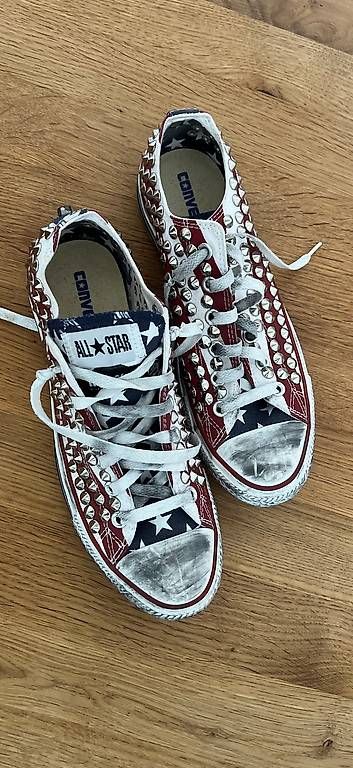 Scarpe da uomo: Custom Made Chucks - 1x getragen – Nuovo e nell'imballaggio originale da Schoenenwerd venduto da gia_6ksb 1