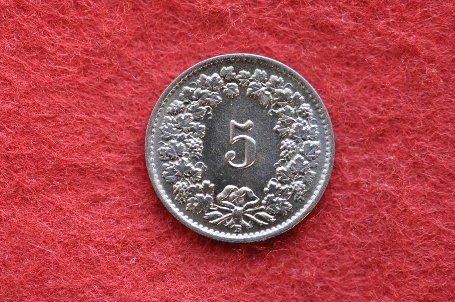 Tutti le monete: 5 rappen 1949 – Usato da Laupen BE venduto da Gufi57 1