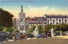 Genève   GE  -   Quai du Mont Blanc   /   Oldtimer