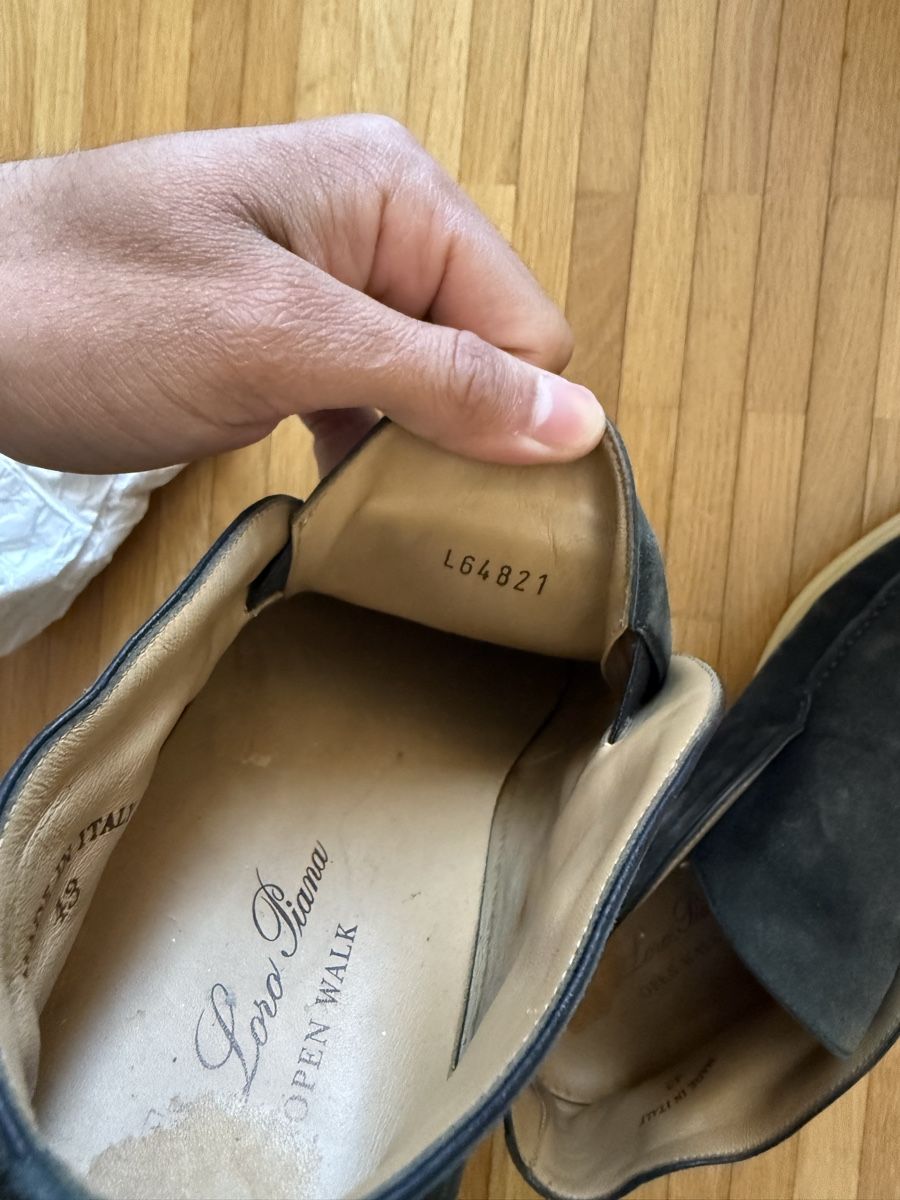 Loro Piana Herrenschuhe: Loro Piana open walk Caviar – Gebraucht aus Genève von luc_5q8p 5