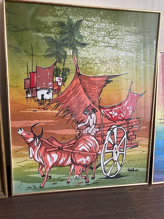 Foto & Immagini: Original Indonesische Batik Bilder – Usato da Buchberg venduto da Salmonfly666 2