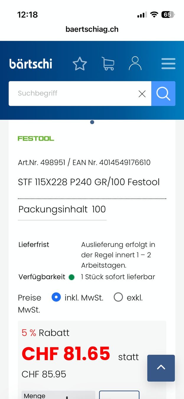 Festool Aiguiseuses & polisseuses: Festo RS2, Festool, Rutscher – D'occasion à Bettlach par Esbe62 3