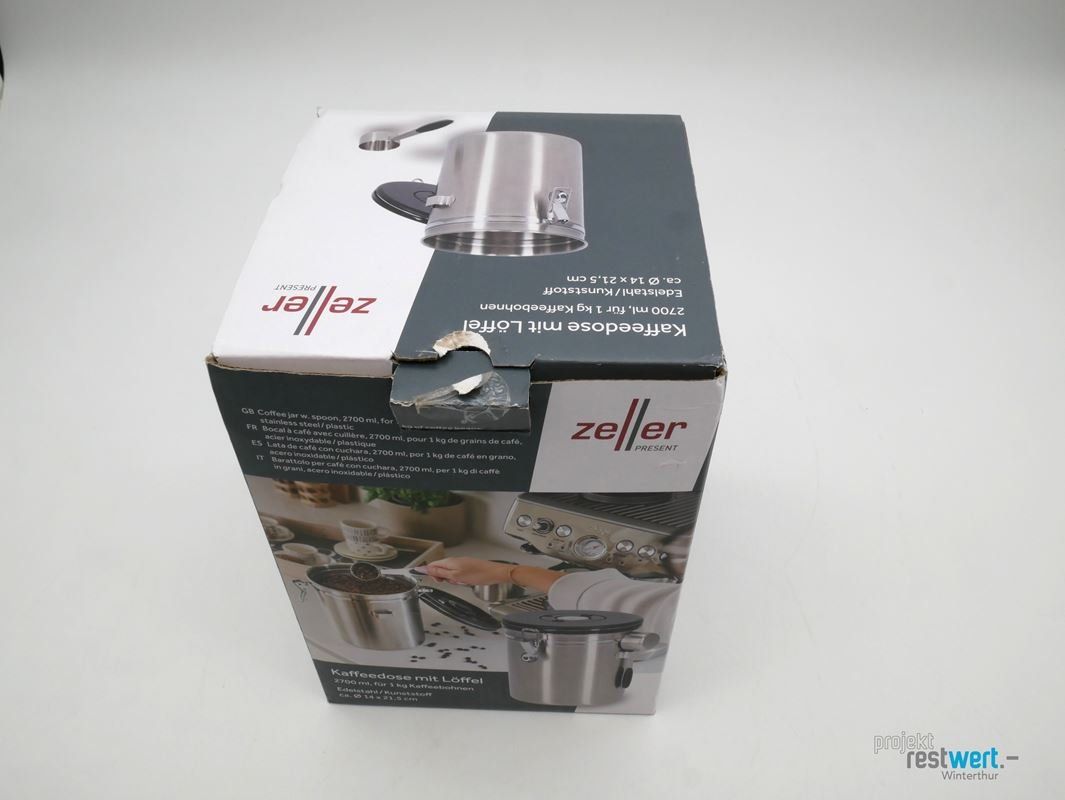 Contenitori & Simili: ZELLER Kaffeedose mit Löffel – Nuovo (secondo la descrizione) da Winterthur venduto da Restwert_Winterthur 3