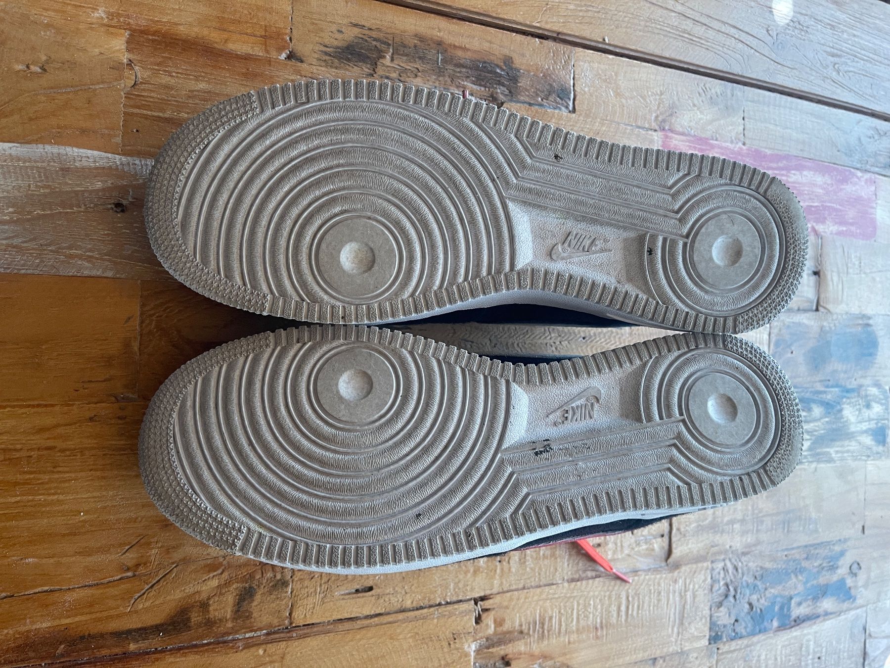 Herrenschuhe: Nike Air Force 1 baskets noires blanches orange taille 43 – Gebraucht aus Ravoire von Laplume1920 2