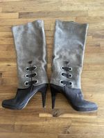 Lässige Kunstlederstiefel Gr. 39, ungetragen