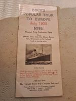 Goodies USA "carte touristique maritime" de 1928