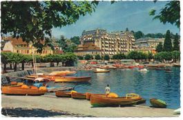 OUCHY-LAUSANNE Le Port et le Beau-Rivage
