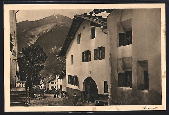 Cartoline postali: AK Valcava, Strassenpartie mit Gasthaus – Usato da Berlin venduto da bartko-reher