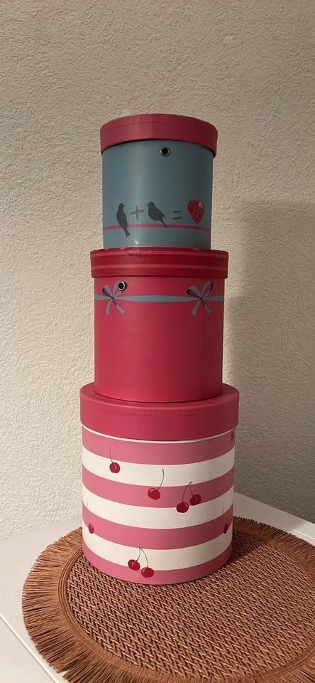 Toutes les décorations: 3 Deko-Boxen/Geschenkboxen, süsses Design – D'occasion à Seon par Sunny-Schmuck78 1